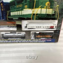 Ensemble de train Thunder Valley Ho Scale Athearn 1034 locomotive 4 wagons rail