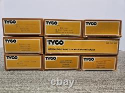 Ensemble de train Tyco vintage de 1972 (ensemble de fret avec action de changement) en excellent état