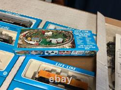 Ensemble de train Vintage Life Like HO Santa Fe Super CannonBall Express avec boîte d'origine