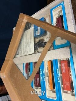 Ensemble de train Vintage Life Like HO Santa Fe Super CannonBall Express avec boîte d'origine