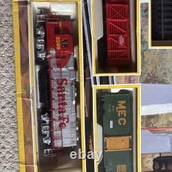 Ensemble de train Vintage Life-Like MAINLINE EXPRESS Échelle HO Santa Fe Géant 89x38 NOB