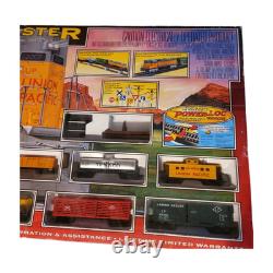 Ensemble de train à l'échelle HO Power Blaster Union Pac 3560 moteur diesel voie Power-Loc
