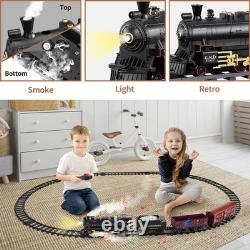 Ensemble de train avec télécommande, circuit de train électrique autour du sapin de Noël avec Ca