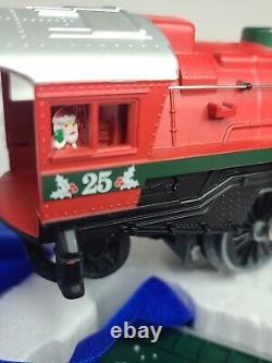 Ensemble de train de Noël LIONEL NORTH POLE CENTRAL, locomotive à vapeur en fonte d'aluminium #25 6-30068.