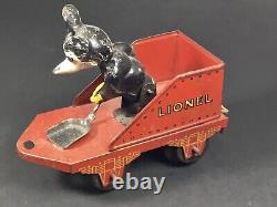 Ensemble de train de cirque original de 1935 Lionel Mickey Mouse Disney avec stoker