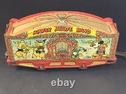 Ensemble de train de cirque original de 1935 Lionel Mickey Mouse Disney avec stoker