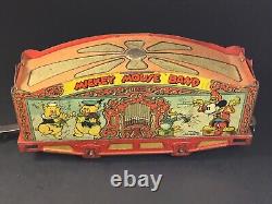 Ensemble de train de cirque original de 1935 Lionel Mickey Mouse Disney avec stoker