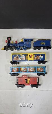 Ensemble de train de marchandises Disney O Gauge Lionel avec rail EZ Bachmann uniquement. TESTÉ