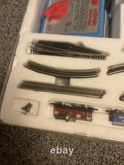 Ensemble de train de marchandises Vintage Marklin Mini Club échelle Z #8160 avec rails / transformateur