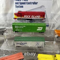 Ensemble de train de marchandises à l'échelle HO de TYCO avec alimentation Bachmann Power Pack & EZ Tracks fonctionne