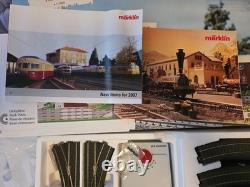 Ensemble de train de marchandises allemand Ho Scale Marklin 00625 avec locomotive et rails