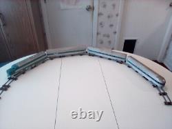 Ensemble de train de passagers American Flyer Comet bande bleue, 31 pièces de voie, 2 aiguillages