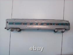 Ensemble de train de passagers American Flyer Comet bande bleue, 31 pièces de voie, 2 aiguillages