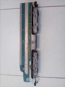 Ensemble de train de passagers American Flyer Comet bande bleue, 31 pièces de voie, 2 aiguillages