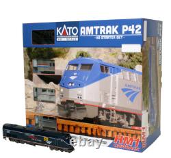 Ensemble de train de passagers de départ Amtrak P42 à l'échelle HO KATO HM1 UNITRACK 30-3002