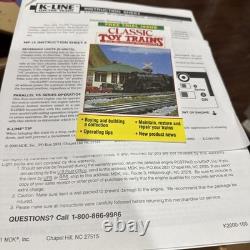 Ensemble de train diesel K-Line SANTA FE FAST FREIGHT K-1221 O27 RARE ! NEUF