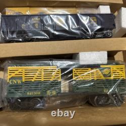 Ensemble de train diesel K-Line SANTA FE FAST FREIGHT K-1221 O27 RARE ! NEUF