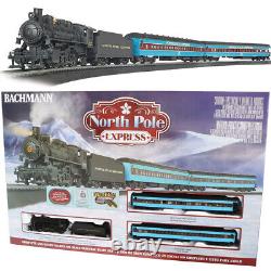 Ensemble de train électrique Bachmann 00751 North Pole Express avec voie E-Z HO Scale