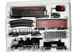 Ensemble de train électrique Casey Jones Bachmann Big Haulers G Scale Large 90039 complet.