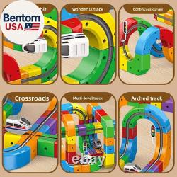 Ensemble de train électrique Track Fusion Klick Rail Monorail avec rails Cube STEM