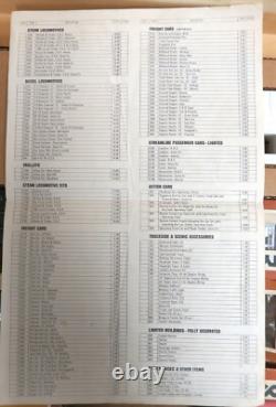 Ensemble de train électrique Tyco Santa Fe échelle HO # 7617 7 voitures + transformateur + 12 rails