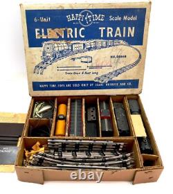 Ensemble de train électrique Vintage Sears HAPPI TIMES n° 05948 dans sa boîte d'origine