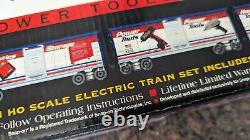 Ensemble de train électrique édition limitée Snap-on Tools 2002 avec 36 rails SCÉLLÉ DANS LA BOÎTE