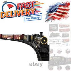 Ensemble de train électrique pour enfants, locomotive à vapeur, circuit de jeu, jouet pour les 3-12 ans