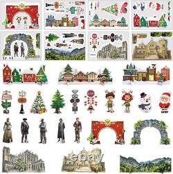 Ensemble de train électrique pour enfants, locomotive à vapeur, circuit de jeu, jouet pour les 3-12 ans