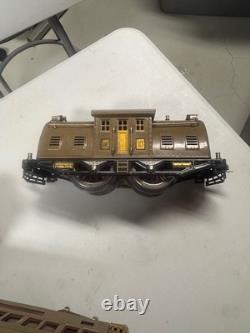 Ensemble de train électrique vintage Lionel et rail des années 1920