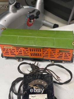 Ensemble de train électrique vintage Lionel et rail des années 1920