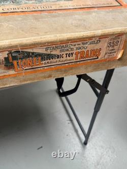 Ensemble de train électrique vintage Lionel et rail des années 1920