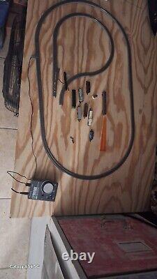 Ensemble de train en échelle Z 3 locomotives fonctionnelles 4 wagons 24 pièces de voie + virage inclus