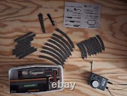 Ensemble de train en échelle Z 3 locomotives fonctionnelles 4 wagons 24 pièces de voie + virage inclus