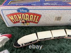 Ensemble de train et de rails Monorail Vintage Walt Disney World dans sa boîte d'origine ! Non testé