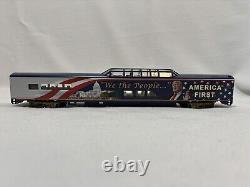 Ensemble de train express MAGA Donald Trump (3 pièces + rails et alimentation) Bradford Exchange Nouveau