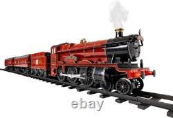 Ensemble de train jouet Hogwarts Express fonctionnant sur batterie avec Bluetooth, locomotive, T