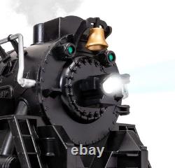 Ensemble de train jouet The Polar Express à piles avec Bluetooth, locomotive, traîneau