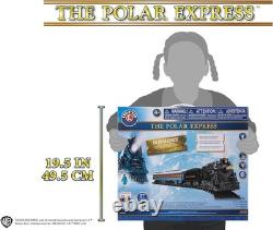Ensemble de train jouet The Polar Express à piles avec Bluetooth, locomotive, traîneau