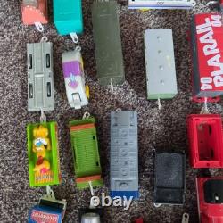 Ensemble de train jouet Thomas Plarail, lot de voitures et pièces de rail mélangées, pièces assorties