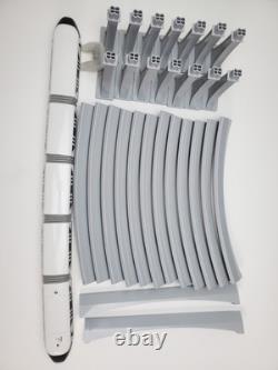 Ensemble de train monorail noir de Walt Disney World, ligne de monorail avec piste fonctionnelle