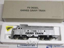 Ensemble de train personnalisé Vintage Bachman Gaines Gravy Train en échelle H/O