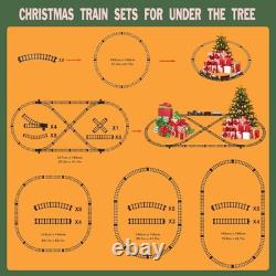 Ensemble de train pour enfants avec télécommande noire rechargeable, train de luxe sur rails.