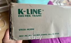 Ensemble de train spécial K-Line Hudson Valley 8 voitures (rails de train manquants)