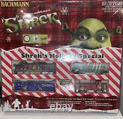 Ensemble de train spécial de vacances de Bachmann Shrek Dreamworks à l'échelle HO NEUF SCELLÉ