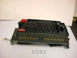 Ensemble de train télécommandé Vtg Bachmann Big Haulers Holiday Express avec rails