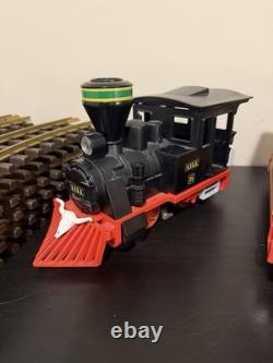 Ensemble de train thématique western Playmobil vintage 3958 avec 12 pièces de voie, sans figurine