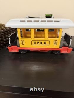 Ensemble de train thématique western Playmobil vintage 3958 avec 12 pièces de voie, sans figurine