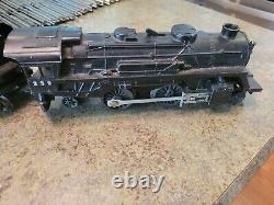 Ensemble de train vintage LIONEL 0-Gauge locomotive 239 & tender & 6440 & 6441 avec rails