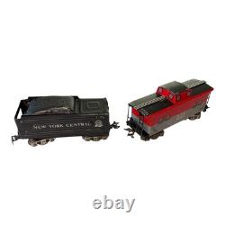 Ensemble de train vintage Marx New York Central Pacemaker locomotive voies accessoires